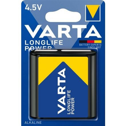 VARTA Longlife Power Tartós 4,5V Lapos elem B1