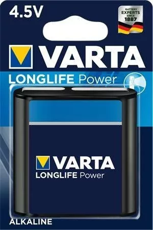 VARTA Longlife Power Tartós 4,5V Lapos elem B1
