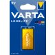 VARTA Longlife Alkáli 9V Tartós Elem B1