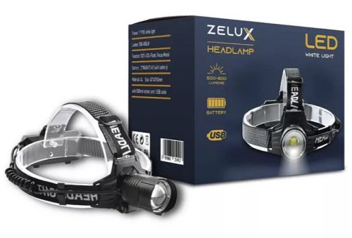 Zelux Led Professional fókuszálható fejlámpa