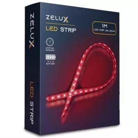 Zelux red led szalag 1m