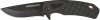 Milwaukee Összecsukható kés sima élű 89 mm, D2 acél, fekete  - 1 db