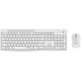   Logitech Billentyűzet/Egér Kit - MK295 (Vezeték nélküli, magyar, fehér)