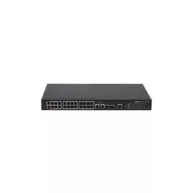   Dahua Menedzselhető PoE switch - PFS4226-24ET-360-V3 (24x 10/100 PoE/PoE+ (360W)+2x gigabit/SFP combo uplink,HighPoE)