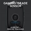 Logitech Egér - G203 Lightsync (Vezetékes, Gaming, Optikai, USB, 8000 DPI, fekete)