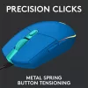 Logitech Egér - G203 Lightsync (Vezetékes, Gaming, Optikai, USB, 8000 DPI, kék)