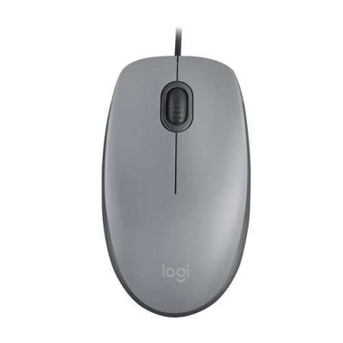 Logitech Egér - M110 (Vezetékes, Optikai, USB, 1000 DPI, szürke)