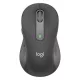 Logitech Egér - M650 Nagy (Vezeték nélküli, Bluetooth, Optikai, 2000 DPI, szürke)