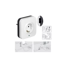   Legrand túlfeszültség-védelemmel ellátott csatlakozóaljzat, 2x RJ45 (In/Out)