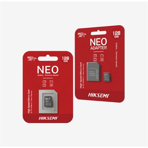 Hikvision HIKSEMI MicroSD kártya - NEO 16GB microSDHC™, Class 10 and UHS-I, TLC  + Adapter