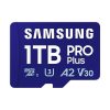 Samsung MicroSD kártya - 1TB MB-MD1T0SA/EU (PRO PLUS, microSDXC, UHS-I, R180/W130, adapter, 1TB)