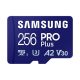 Samsung MicroSD kártya - 256GB MB-MD256SB/WW (PRO PLUS kártyaolvasóval, R180/W130, 256GB)