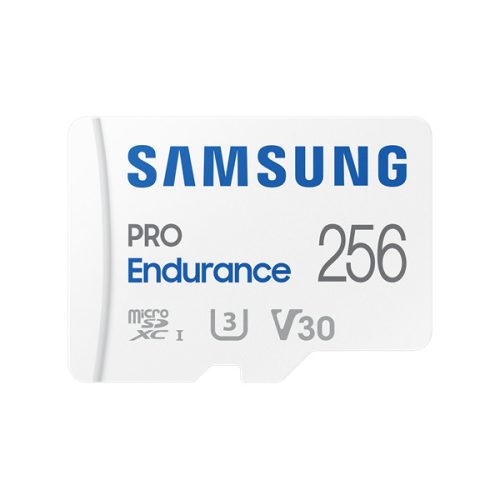 Samsung MicroSD kártya - 256GB MB-MJ256KA/EU (PRO Endurance, Class10, R100/W40, adapter, 256GB)