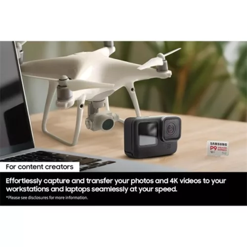 Samsung MicroSD kártya - 512GB MB-MK512T/WW (P9, Class10, PCIe Gen3.0x1, NVMe 1.3, SD 7.1, UHS-I)