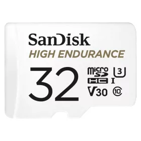   SanDisk MicroSD kártya - 32GB microSDHC High Endurance (100 MB/s, Class 10 U3, V30) + adapter