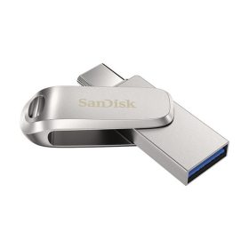   SanDisk Pendrive - 256GB Dual Drive Luxe (150MB/s, Type-C, USB 3.1 Gen 1, ezüst)