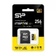 Silicon Power MicroSD kártya - 256GB microSDXC UHS-I U3, 3D TLC NAND (170/150 MB/s A2/V30) DDR200 transfer rate