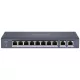 Hikvision Switch PoE - DS-3E0310P-E/M (8 port 100Mbps, 60W, 2xRJ45 1000Mbps)
