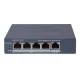 Hikvision Switch PoE - DS-3E1505P-EI/M (4 port 1000Mbps, 45W, 1xRJ45 1000Mbps)