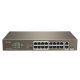 IP-COM Switch PoE - F1118P-16-150W (16x100Mbps + 2x1Gbps; 1x1Gbps SFP; 16 af/at PoE+ port; 130W)