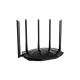 Tenda Router WiFi AX1500 - TX2 PRO (300Mbps 2,4GHz + 1201Mbps 5GHz; 4port 1Gbps, 5x6dBi)