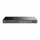 TP-Link Switch Menedzselhető PoE - ES220GMP (Omada; 18x 1Gbps + 2x 1Gbps combo port; 16x af/at PoE+ port; 250W)