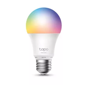   TP-Link Okos Izzó - Tapo L530E 2-pack (Multicolor; 230V; E27; 2,4GHz WiFi; 806 lumen; 8.7W; Távoli hozzáférés, Ütemezés)