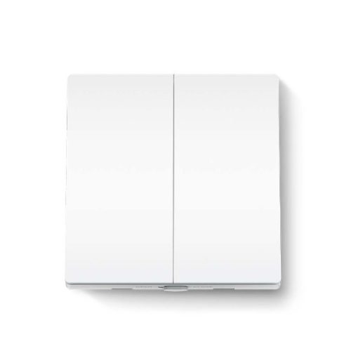 TP-Link Okos kapcsoló - Tapo S220 (Dupla kapcsoló; 250 V~ 50/60Hz 4A; 868 MHz; Hub szükséges)