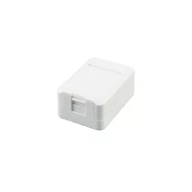   Equip Keystone Fali aljzat - 125121 (1 port, árnyékolatlan, porvédő, fehér)