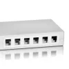 Equip Keystone Fali aljzat - 125460 (12 port, Cat5e/Cat6/Cat6A, fehér)