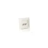 Equip Keystone Fali aljzat - 125723 (2 port, Cat5e, STP, fehér)