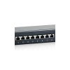 Equip Patch panel - 326424 (24 port, Cat6, 1U, árnyékolt, fekete)