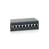 Equip Patch panel - 326424 (24 port, Cat6, 1U, árnyékolt, fekete)