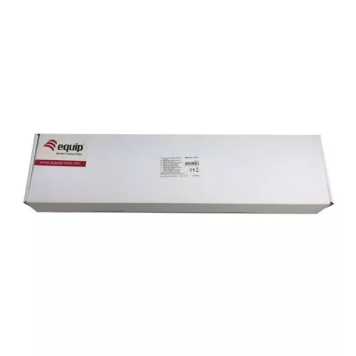 Equip Patch panel - 327316 (16 port, Cat5e, 1U, árnyékolt, szürke)