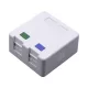 Walisec Keystone fali aljzat - FP-SB01-2 (2 port, Cat5e/Cat6/Cat6A, árnyékolatlan, fehér)