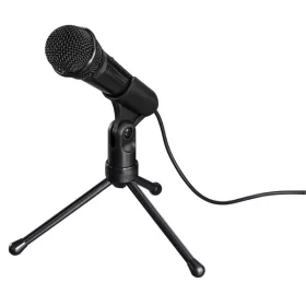  Hama Mikrofon - 139905 MIC-P35 Allround (asztali állvány, 3,5 mm Jack, 2,5m, fekete)