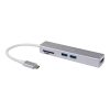 Equip Multifunkciós átalakító - 133480 (Bemenet: USB-C, Kimenet: HDMI/USB3.2 Gen1/TF/MicroSD)