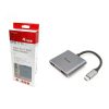 Equip Notebook Dokkoló - 133484 (Bemenet: USB-C, Kimenet: USB-C PD:100W/2x HDMI/VGA/USB3.0)