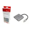 Equip Notebook Dokkoló - 133484 (Bemenet: USB-C, Kimenet: USB-C PD:100W/2x HDMI/VGA/USB3.0)