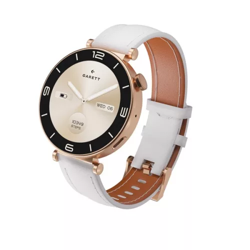 GARETT Női Okosóra - Rose Gold Mesh acél