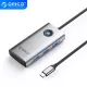 Orico Notebook Dokkoló - PW11-6P-GY (Bemenet: USB-C, Kimenet: HDMI/USB-A+C/PD100W, sötétszürke)