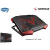 Rampage Notebook Hűtőpad 17"-ig - AD-RC5 (fém rács; 5x10cm, USB port)