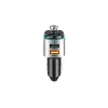 S-Link FM Transmitter - SL-BT225 RAINBOW Bluetooth  (BT5.0; Dual USB, MicroSD, 3A USB gyorstöltő, RGB)