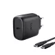 Trust Telefon töltő - Maxo (45W; USB-C; + 2m kábel; fekete)