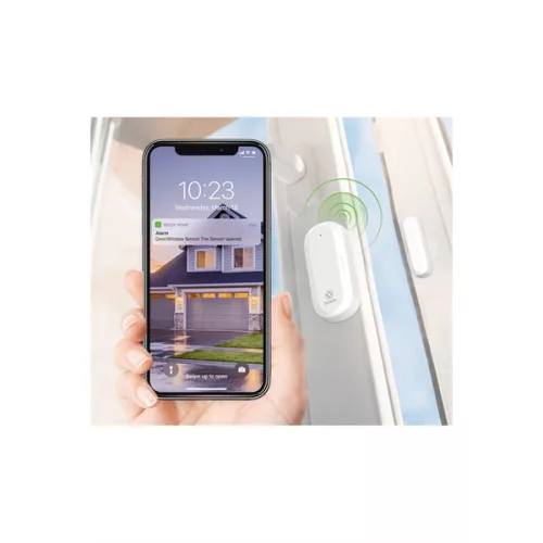 Woox Smart Zigbee Nyitásérzékelő - R7047 (ajtó/ablaknyitás érzékelés, 2xCR2032, Zigbee 3.0)