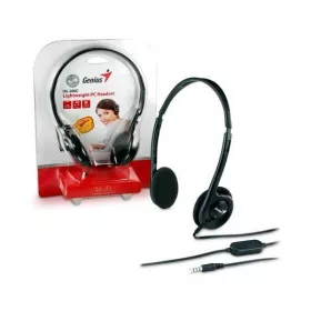   Genius Fejhallgató - HS-M200C (3.5mm Jack, mikrofon, fekete)