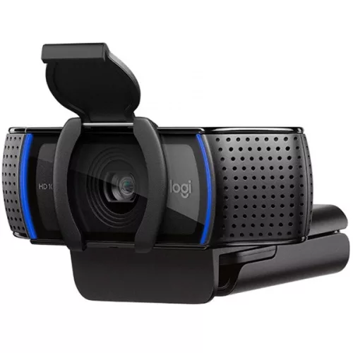 Logitech Webkamera - C920e (1920x1080 képpont, mikrofon Full HD, Carl Zeiss objektív, Full HD, fekete)