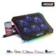 Spirit of Gamer Notebook Hűtőpad 17"-ig - AIRBLADE 1200 RGB (18dB; max. 79 m3/h; 3x11cm+3x70cm, RGB LED, 2xUSB2.0)