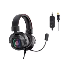   Conceptronic Fejhallgató - ATHAN02B (USB, Kompatilibis: PC/PS4, 7.1 hangzás, RGB,hangerőszabályzó,220 cm kábel, fekete)