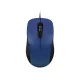 Everest Egér - SM-258 Blue (1200 DPI, 3gomb, 1,1m kábel, optikai, fekete-kék)
